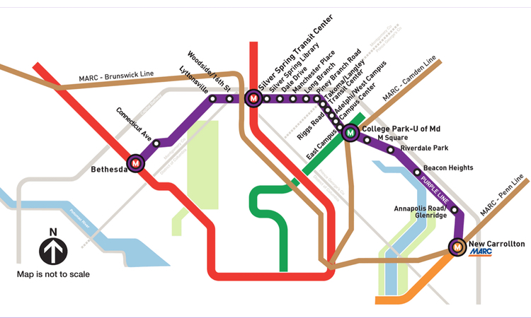 purple line metro map
